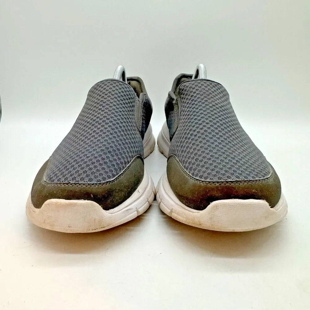 Champion Memory Foam Comfort Slip On Shoes Men's 10.5 Gray Casual Sneaker Loafer